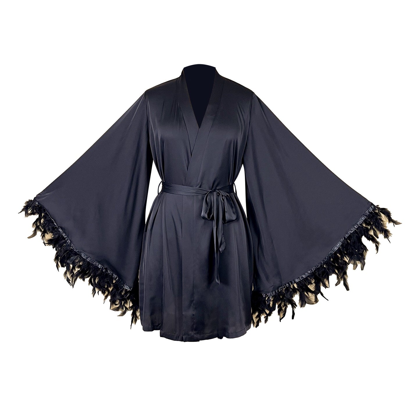 ZAHIR Satin Secrets: Lace-Paneled Backless MIDI Slip